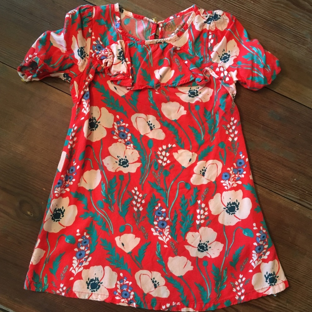 Osh Kosh Genuine Kids Floral Dress - 4T
